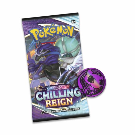 Vỉ 3 gói thẻ bài Pokemon TCG : Chilling Reign ( Snorlax) - Hình ảnh 3