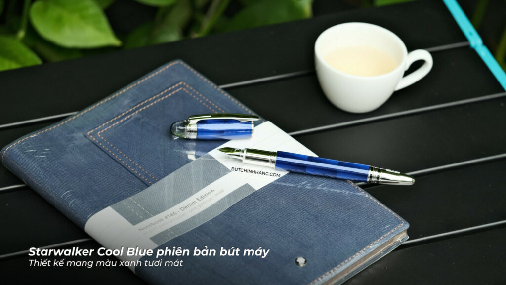 Mẫu bút máy hiện đại dành cho những ai thuộc mệnh Thuỷ và Mộc - Starwalker Cool Blue - 1 20