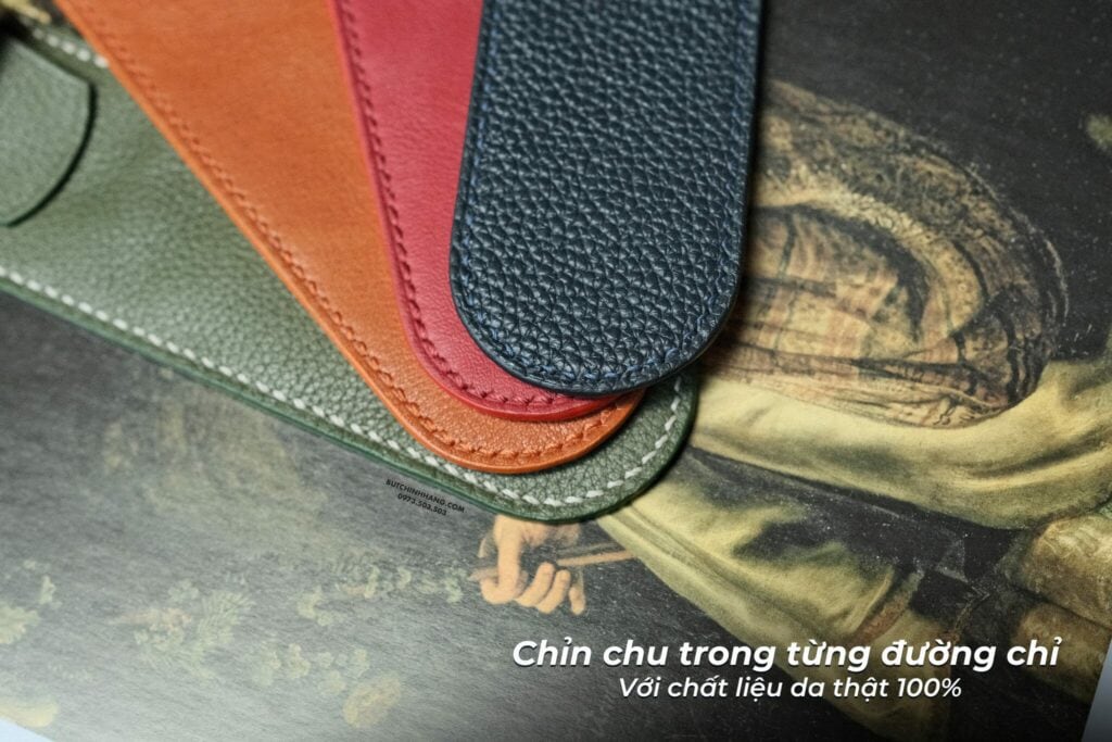 Bao da đựng bút - Đẳng cấp của tay nghề thủ công - bao da dung but dang cap cua tay nghe thu cong