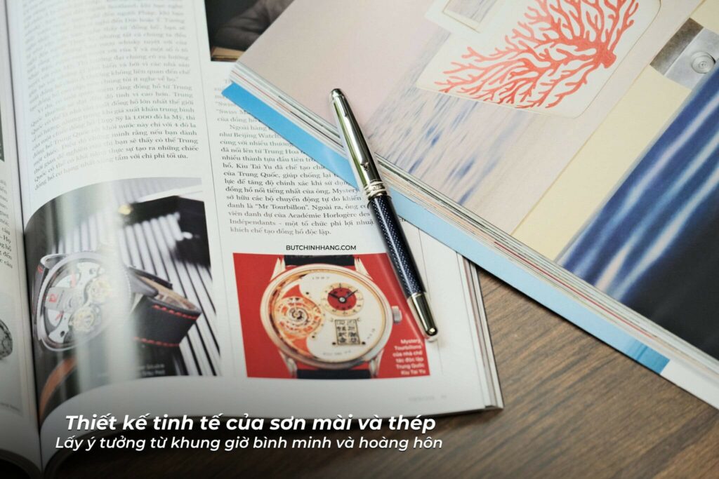 Vẻ đẹp hiện đại của mẫu bút bi nước Meisterstuck Solitaire Doue Blue Hour - ve dep hien dai cua mau but bi nuoc meisterstuck solitaire doue blue hour 1