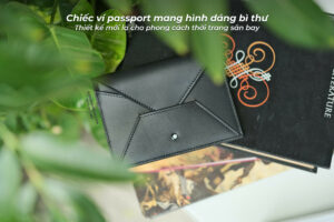 Passport wallet in envelope shape - New design for airport fashion style - 13 7