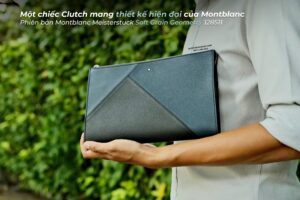 The bag with unique color combination - Montblanc Meisterstuck Soft Grain Geometry Clutch 128511 - the bag with unique color combination montblanc meisterstuck soft grain geometry clutch 128515