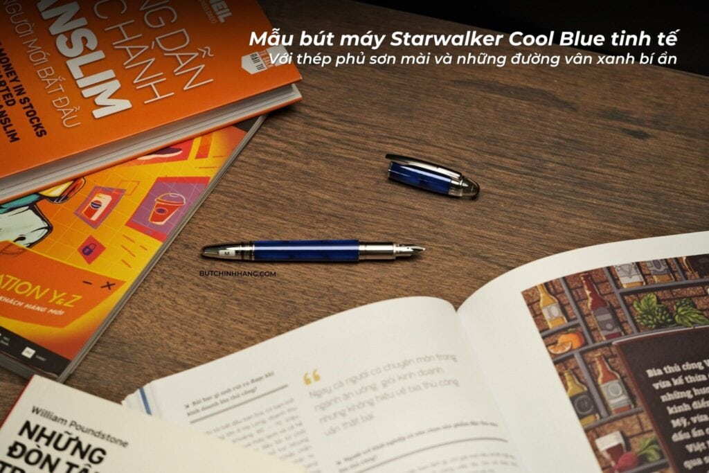 Sự tinh tế từ chất liệu và vẻ ngoài bắt mắt của Starwalker Cool Blue phiên bản bút máy - su tinh te tu chat lieu va ve ngoai bat mat cua starwalker cool blue phien ban but may