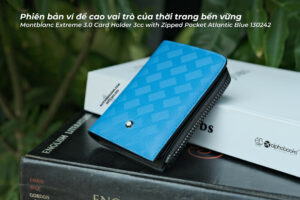 The wallet version that emphasizes the role of sustainable fashion - Montblanc Extreme 3.0 Atlantic Blue 130242 - 14 1