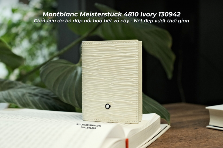 Montblanc Meisterstuck Ivory 130942: Mẫu ví nhỏ, ấn tượng lớn - 2 23