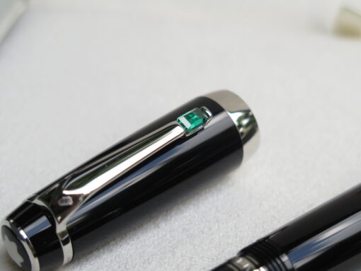 Bút Montblanc Boheme Vert Platinum Trim Rollerball Pen 36534 Bút Montblanc Bút Bi Nước 4