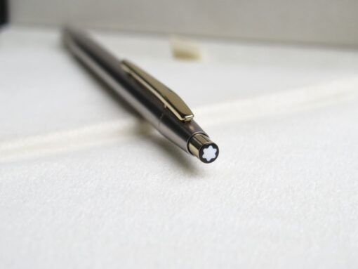 Bút Montblanc Noblesse Silver Metal Gold Clip Ballpoint Pen 1928 Bút Montblanc Bút Bi Xoay 5