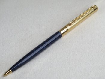 Bút chì Montblanc Noblesse Gold Plated Blue Marbled Mechanical Pencil 18484 Bút Montblanc Bút Chì