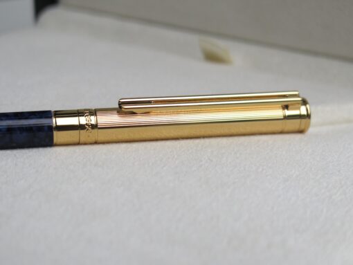 Bút chì & bút bi Montblanc Noblesse Gold Plated Blue Marbled Mechanical Pencil 18484 & Rollerball Pen 18384 Sắp có hàng Bút Bi Nước 13