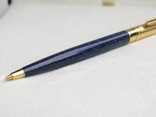 Bút chì & bút bi Montblanc Noblesse Gold Plated Blue Marbled Mechanical Pencil 18484 & Rollerball Pen 18384 Sắp có hàng Bút Bi Nước 10