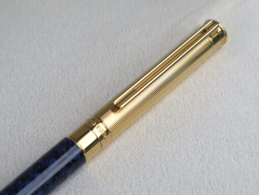 Bút chì & bút bi Montblanc Noblesse Gold Plated Blue Marbled Mechanical Pencil 18484 & Rollerball Pen 18384 Sắp có hàng Bút Bi Nước 6