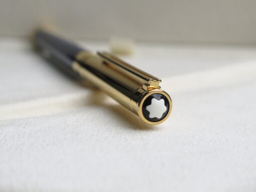 Bút Montblanc Noblesse Gold Plated Blue Marbled Rollerball Pen 18384 Bút Bi Nước 6