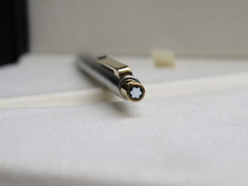 Bút Montblanc S Line Silver Metal Gold Clip Push Ballpoint Pen 2938 (Qua sử dụng) Bút Montblanc Cũ 5