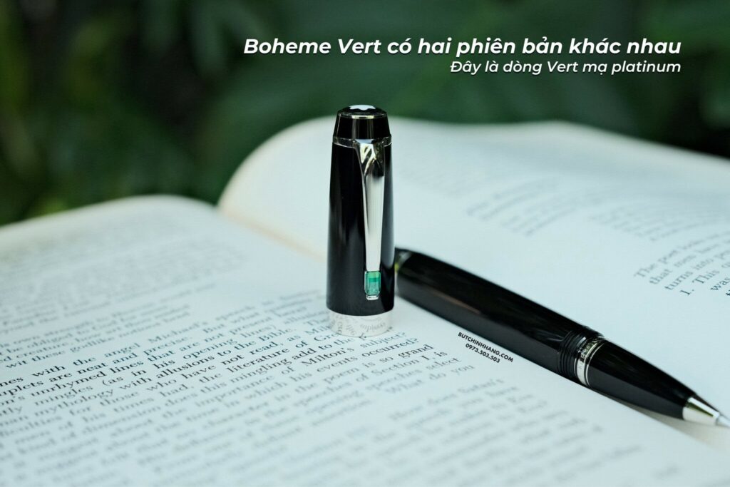 Boheme Vert phiên bản bi nước mạ Platinum cùng viên đá Ngọc Lục Bảo lấp lánh - boheme vert phien ban bi nuoc ma platinum cung vien da ngoc luc bao lap lanh 2