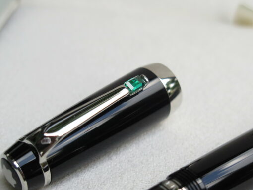 Bút Montblanc Boheme Vert Platinum Trim Rollerball Pen 36534 - Hình ảnh 4
