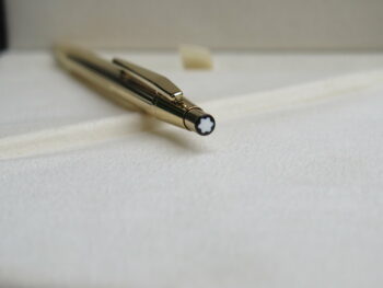 Bút Montblanc Noblesse Gold Plated Ballpoint Pen (Bút cũ) - but montblanc noblesse gold plated ballpoint pen but cu 3
