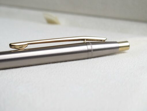 Bút Montblanc Noblesse Silver Metal Gold Clip Ballpoint Pen 1928 - Image 4