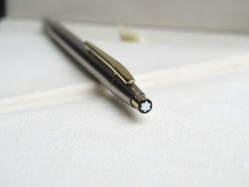 Bút Montblanc Noblesse Silver Metal Gold Clip Ballpoint Pen 1928 - Image 5