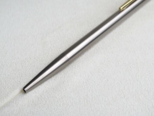 Bút Montblanc Noblesse Silver Metal Gold Clip Ballpoint Pen 1928 - Image 6