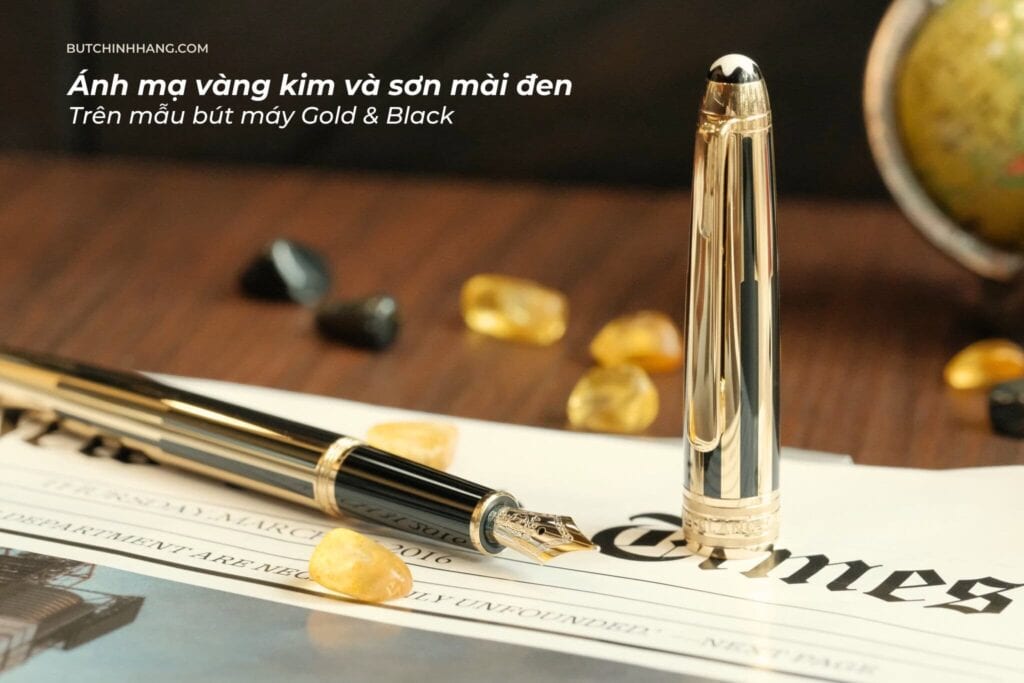 Gần 2 thập kỷ nổi tiếng và được yêu mến - Meisterstuck Solitaire Gold & Black 35979 phiên bản bút máy - gan 2 thap ky noi tieng va duoc yeu men meisterstuck solitaire gold amp black 35979 phien ban but may 2