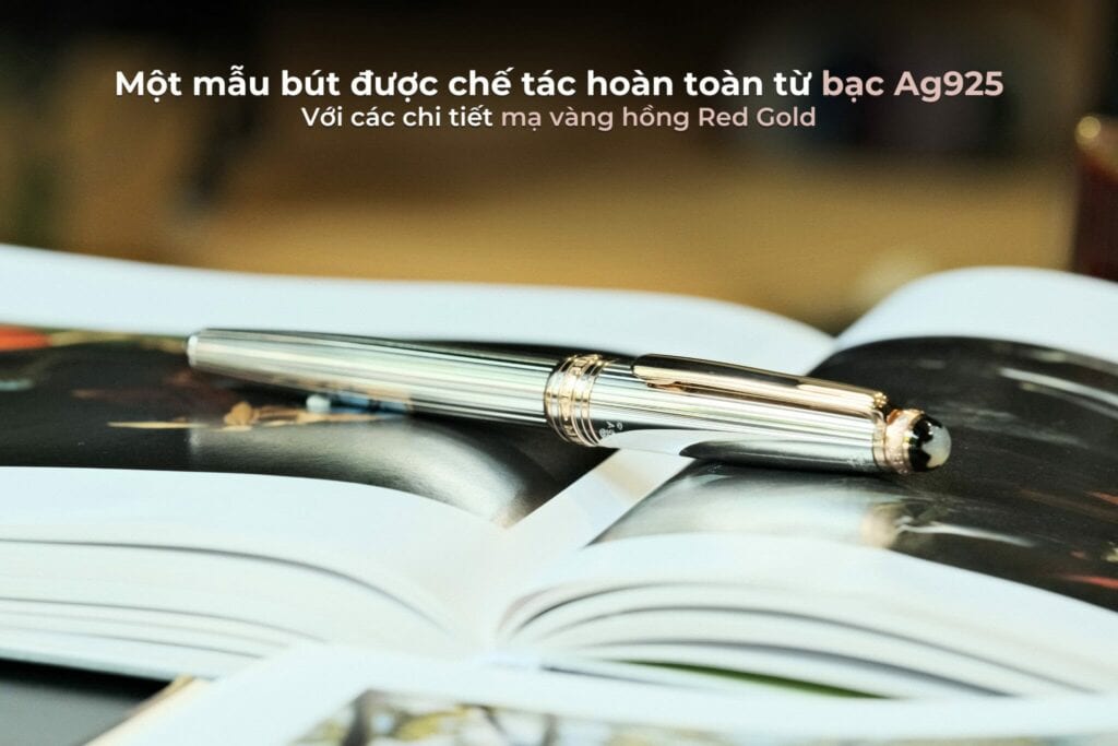Phiên bản kỷ niệm 75 năm của dòng Meisterstuck - Thiết kế với toàn thân bút từ bạc Ag925 - phien ban ky niem 75 nam cua dong meisterstuck thiet ke voi toan than but tu bac ag926