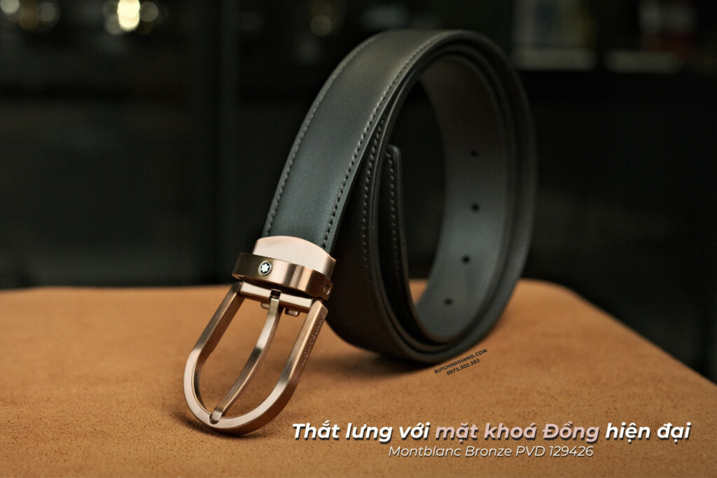 A striking bronze take on Montblanc's traditional belt design - 1 10