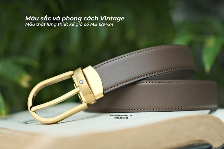 Màu sắc và phong cách Vintage trên mẫu thắt lưng MB 129424 - 2 16