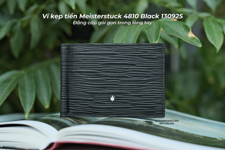 Ví kẹp tiền Meister.stuck 4810 Black 130925 – Người bạn đồng hành với thiết kế độc đáo - 9 10