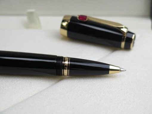 Bút Montblanc Boheme Gold Plate Rouge Rollerball Pen 05096 - Image 6