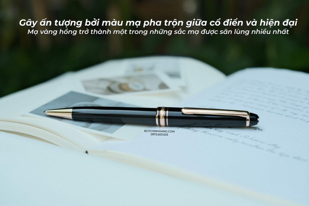 Màu mạ vàng hồng thanh lịch trên thiết kế huyền thoại Montblanc Meisterstuck Classique - mau ma vang hong thanh lich tren thiet ke huyen thoai montblanc meisterstuck classique 2