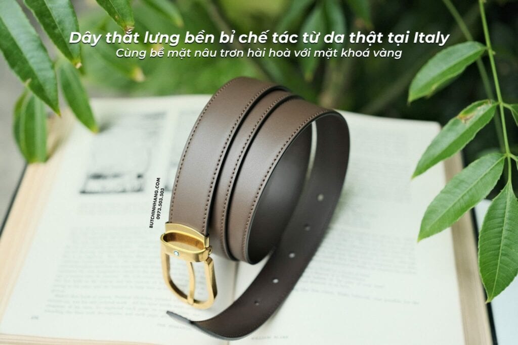 Màu sắc và phong cách Vintage trên mẫu thắt lưng MB 129424 - mau sac va phong cach vintage tren mau that lung mb 129424
