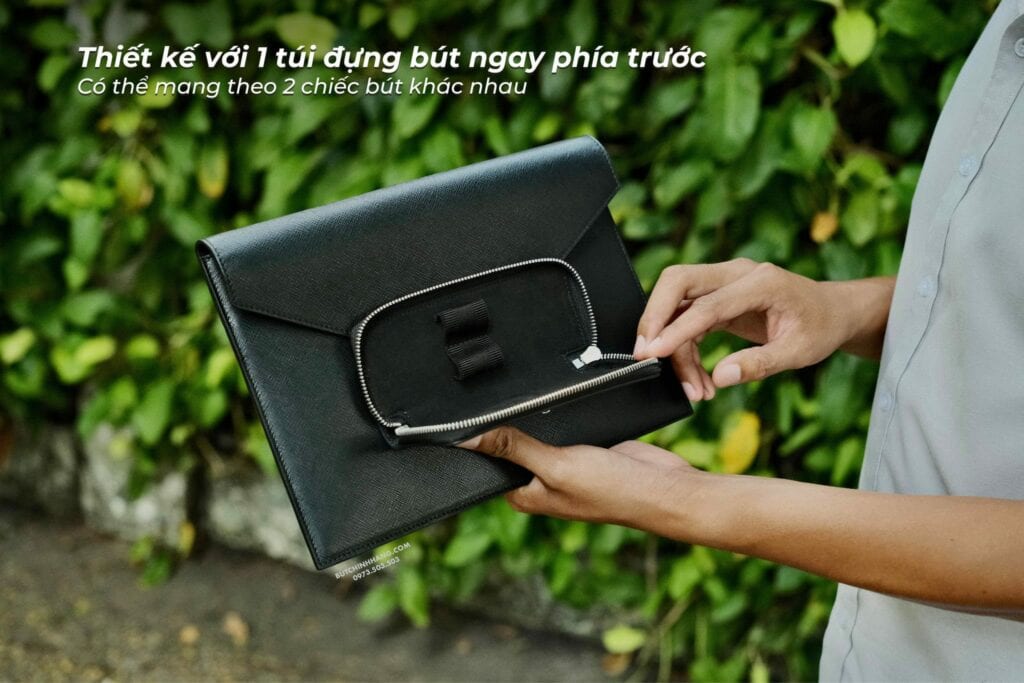 Montblanc Sartorial Envelope Pouch 130314 – Tinh hoa tối giản cho doanh nhân hiện đại - montblanc sartorial envelope pouch 130314 tinh hoa toi gian cho doanh nhan hien dai
