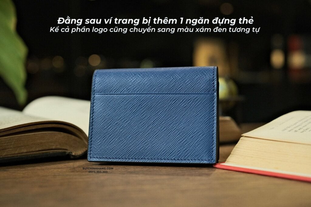 Ví Đựng Thẻ Montblanc Sartorial Card Holder 4cc Blue 130813 – Gọn gàng và đầy tinh tế - vi dung the montblanc sartorial card holder 4cc blue 130813 gon gang va day tinh te