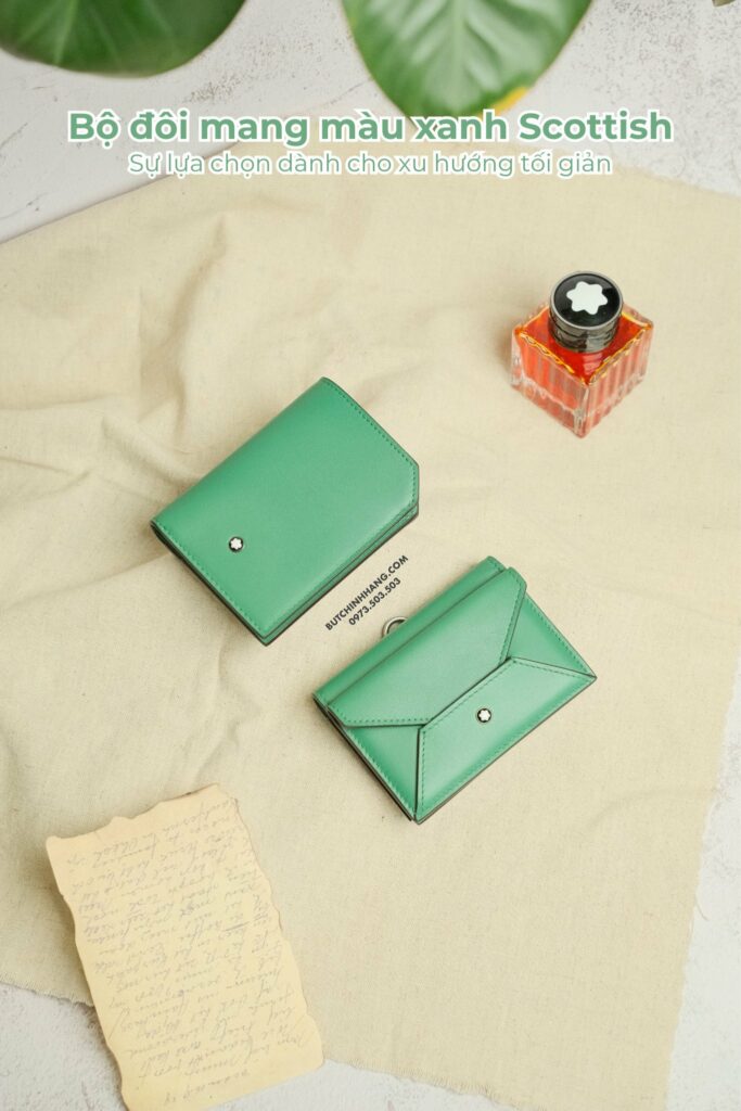 Với Meisterstuck Selection Soft - Bộ đôi ví quà tặng với màu xanh Scottish Green cho mùa lễ hội - voi meisterstuck selection soft bo doi vi qua tang voi mau xanh scottish green cho mua le hoi
