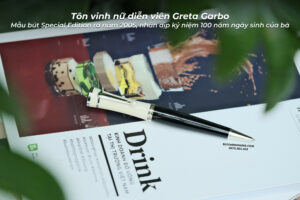 Tôn vinh nữ diễn viên Greta Garbo - Mẫu bút Special Edition với viên ngọc trai Akoya trên clip cài - 1 7