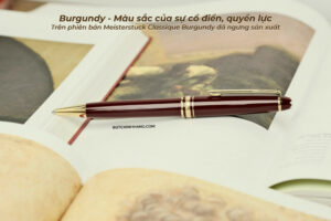 Sắc đỏ Burgundy của sự cổ điển trên mẫu bút đã ngưng sản xuất - 12