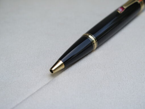 Bút Montblanc Bohème Gold Plated Rouge BallPoint Pen 25200 (Hàng trưng bày) Bút Montblanc Cũ Bút Bi Xoay 4