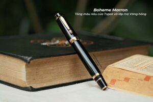Boheme Marron - Mang viên đá Topaz nâu khói cùng chất liệu mạ vàng hồng thanh lịch - boheme marron mang vien da topaz nau khoi cung chat lieu ma vang hong thanh lich 4