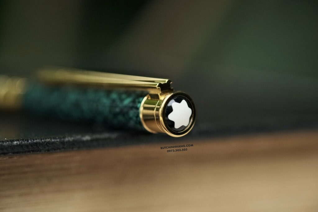 Bút Montblanc Noblesse Dark Green Marble Ballpoint Pen 18260 - but montblanc noblesse dark green marble ballpoint pen 18262