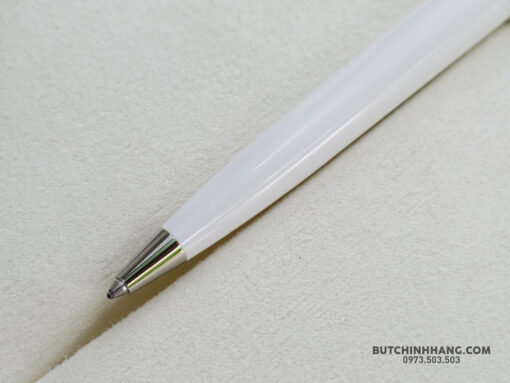 Bút Montblanc Pix White Ballpoint Pen 132497 - Ảnh 5
