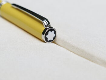 Bút Montblanc Pix Mustard Yellow Ballpoint Pen 125240 ( Hàng Trưng Bày) - but montblanc pix mustard yellow ballpoint pen 125240 hang trung bay
