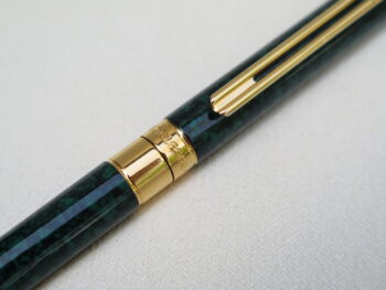 Bút Montblanc Noblesse Dark Green Marble Ballpoint Pen (Bút đã qua sử dụng) - IMG 4187