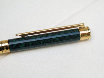 Bút Montblanc Noblesse Dark Green Marble Ballpoint Pen (Bút đã qua sử dụng) - IMG 4191