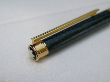 Bút Montblanc Noblesse Dark Green Marble Ballpoint Pen (Bút đã qua sử dụng) - IMG 4195