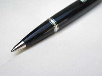 Bút Montblanc Boheme Vert Platinum Trim Ballpoint Pen - Ảnh 3