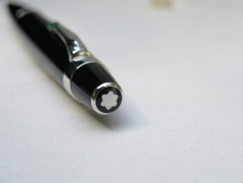 Bút Montblanc Boheme Vert Platinum Trim Ballpoint Pen - Ảnh 5
