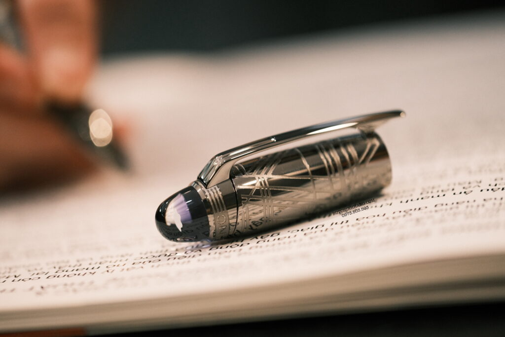 Bút Montblanc StarWalker SpaceBlue Metal Fineliner 130220 - DSCF2321